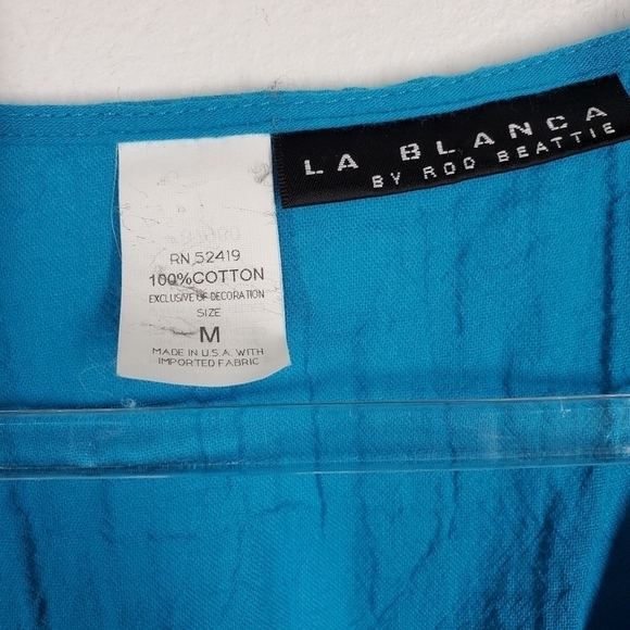 LA BLANCA SLEEVELESS COTTON DRESS - Picture 5 of 5